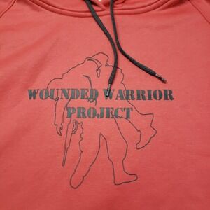 Under Armour Sweatshirt Women Large Pink Pullover Hooded Wounded Warrior Project